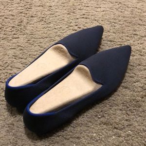 Rothy’s Point Loafer, size 7 in Navy blue